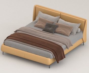 Modern Double Bed-ID:527091095