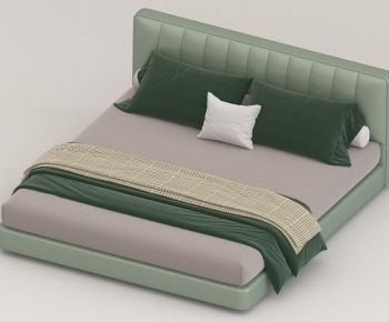 Modern Double Bed-ID:699840075