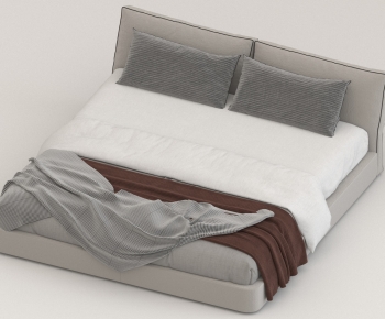 Modern Double Bed-ID:571297888