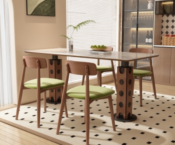 Modern Dining Table And Chairs-ID:101709451