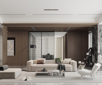 Modern A Living Room-ID:124049259