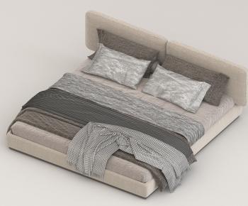 Modern Double Bed-ID:116628897