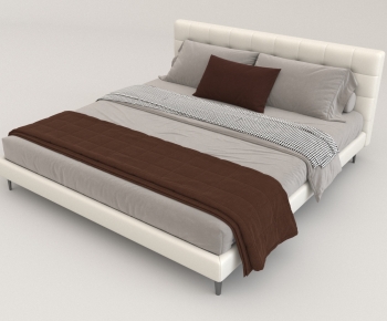 Modern Double Bed-ID:940500977