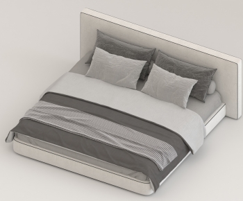 Modern Double Bed-ID:135292053