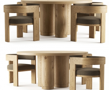 Modern Dining Table And Chairs-ID:976700077