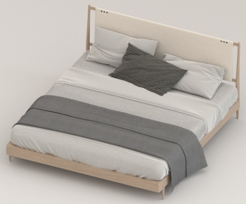 Modern Double Bed-ID:274828919