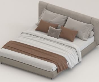 Modern Double Bed-ID:606532108