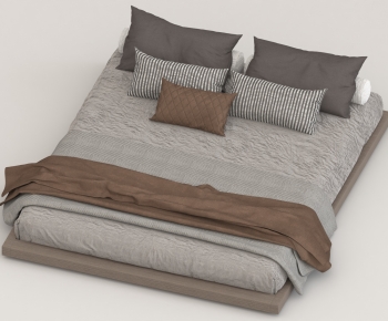 Modern Double Bed-ID:895117043