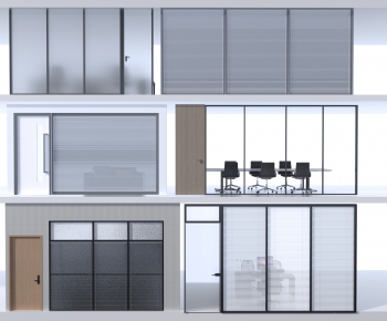 Modern Glass Screen Partition-ID:985858925