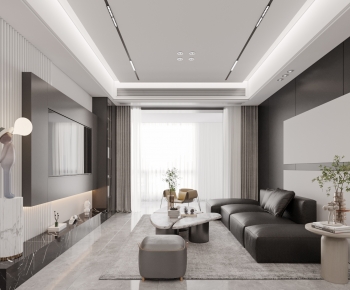 Modern A Living Room-ID:373210984