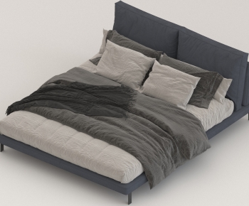 Modern Double Bed-ID:584249972