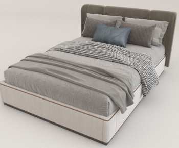 Modern Double Bed-ID:932346114