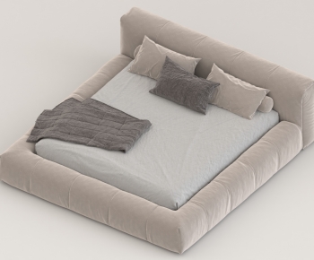 Modern Double Bed-ID:318562034