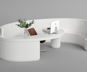 Modern Reception Desk-ID:652837049