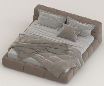 Modern Double Bed-ID:912062886