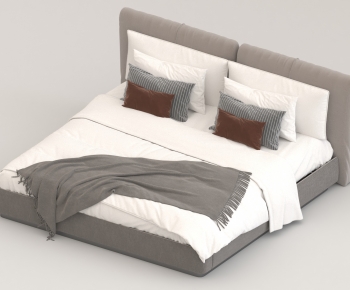 Modern Double Bed-ID:303385025