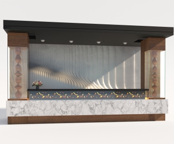 Modern Reception Desk-ID:973239903