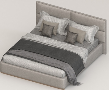 Modern Double Bed-ID:558872944