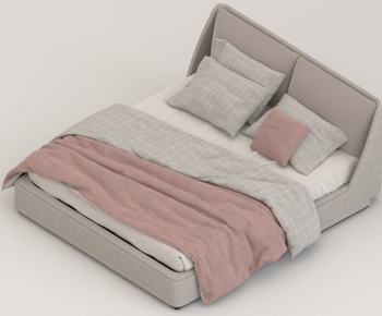 Modern Double Bed-ID:834422117