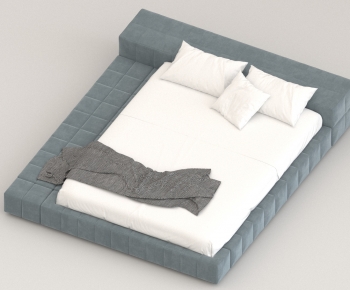 Modern Double Bed-ID:350908046