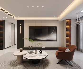 Modern A Living Room-ID:270225053