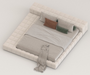 Modern Double Bed-ID:931713105
