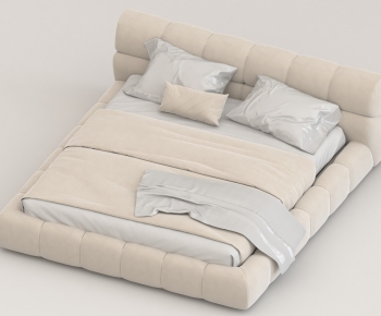 Modern Double Bed-ID:564815043