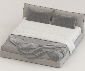 Modern Double Bed-ID:574389937