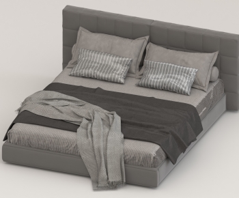 Modern Double Bed-ID:969760899