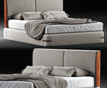 Modern Double Bed-ID:566889057