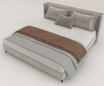 Modern Double Bed-ID:468919049