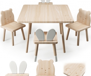 Modern Children's Table/chair-ID:572989092