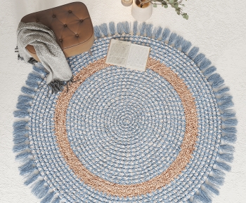 Modern Circular Carpet-ID:822200854