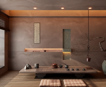 Wabi-sabi Style Tea House-ID:645395995