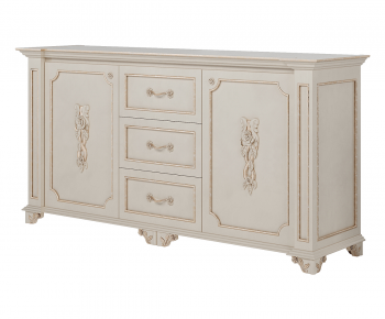 French Style Side Cabinet-ID:779352904