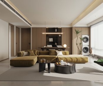 Modern A Living Room-ID:777609111