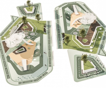 Modern Park Landscape-ID:545846943