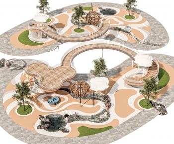 Modern Park Landscape-ID:527179007