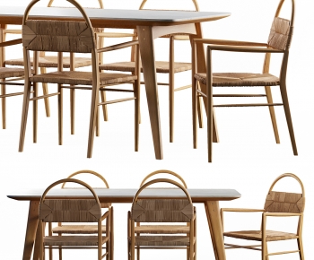 Modern Dining Table And Chairs-ID:479896074