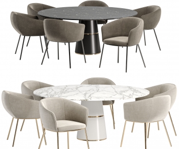 Modern Dining Table And Chairs-ID:645517117