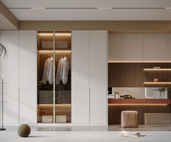 Modern Clothes Storage Area-ID:422872074