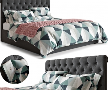 Modern Double Bed-ID:896014932