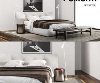 Modern Double Bed-ID:419992929