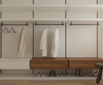 Modern Clothes Storage Area-ID:775665043