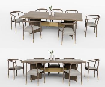 Modern Dining Table And Chairs-ID:711941005