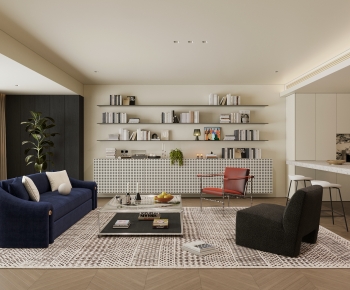 Modern A Living Room-ID:622677093