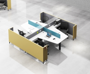 Modern Office Desk And Chair-ID:271866087