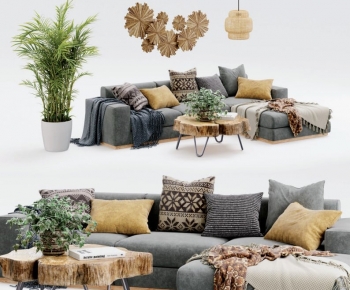 Nordic Style Sofa Combination-ID:866549978