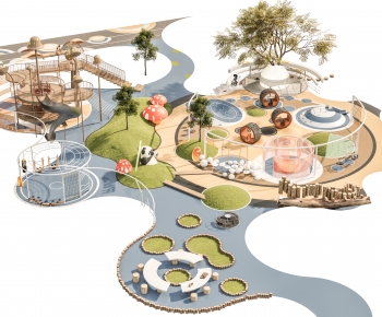 Modern Park Landscape-ID:995389943