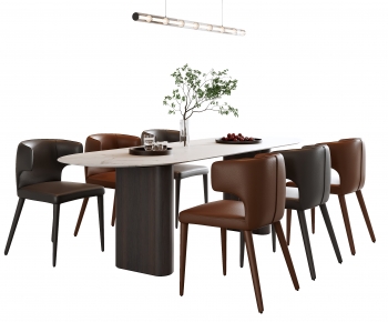 Modern Dining Table And Chairs-ID:719417106